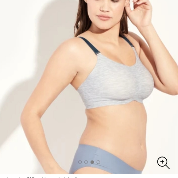 Knix 5 padded evolution bra beige grey nwt - Picture 2 of 6